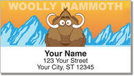 Cute Extinct Animal Address Labels