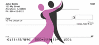 Dancer Silhouette Personal Checks - Dancing Checks