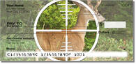 Click to see photos of whitetail deer in the woods on personal checks designed for hunters. Order yours right now!