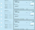 Deskset Blue Safety Personal Checks