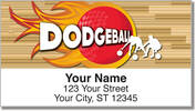 Dodgeball Address Labels