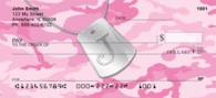 Dog Tag Monogram J Personal Checks