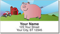 Down on the Farm Address Labels