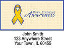 Down Syndrome Awareness Ribbon Address Labels