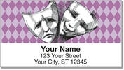 Drama Mask Address Labels