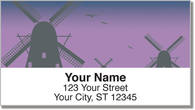 Dutch Windmill Address Labels