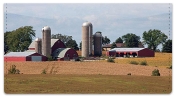 Farm Field Checkbook Cover