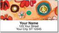 Feelin' Groovy Address Labels