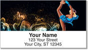 Figure Skater Address Labels