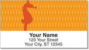 Fish Pattern Address Labels