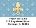 Fleur-de-lis Address Labels