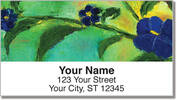 Floral Art Address Labels