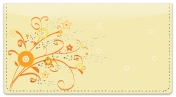 Floral Confetti Checkbook Cover