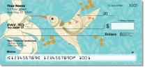 Enjoy the whimsical yet sophisticated designs of Marisu Valencia on these hummingbird checks today!