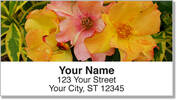 Flower Petal Address Labels