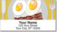 Food Face Address Labels