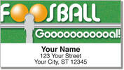Foosball Address Labels