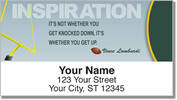 Football Quote Address Labels