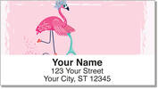 Fun Flamingo Address Labels