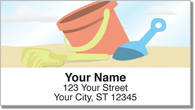 Fun on the Beach Address Labels