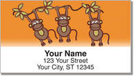 Funky Monkey Address Labels