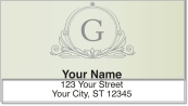 G Monogram Address Labels