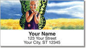 Girl Portrait Address Labels