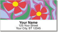 Girly Flower Address Labels
