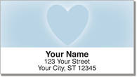 Glowing Heart Address Labels