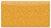 Gold Leaves Checkbook Cover