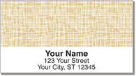 Gold Linen Address Labels