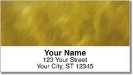Golden Light Wave Address Labels