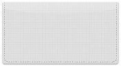 Gray Cross-Hatch Checkbook Cover