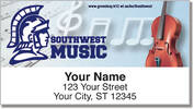 Green Bay Southwest Music Address Labels