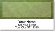 Green Burlap Address Labels