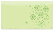 Green Burst Checkbook Cover