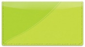 Green Curve Checkbook Cover