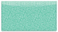 Green Leaves Checkbook Cover