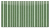 Green Pinstripe Checkbook Cover