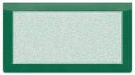 Green Sponge Pattern Checkbook Cover