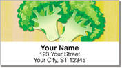 Green Veggie Address Labels