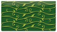 Green Vine Checkbook Cover