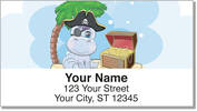 Happy Hippo Address Labels