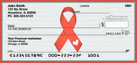 Heart Disease Awareness Ribbon Personal Checks