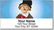 Hobo Clown Address Labels