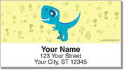 Holeman Dino Address Labels