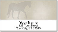 Horse Silhouette Address Labels