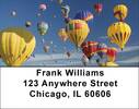 Hot Air Balloons Address Labels