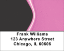 Hot Pink Address Labels - Pink and Black Labels