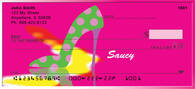 Hot Pink And Saucy Personal Checks